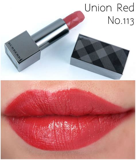 son burberry 113|Burberry Kisses – Union Red No.113.